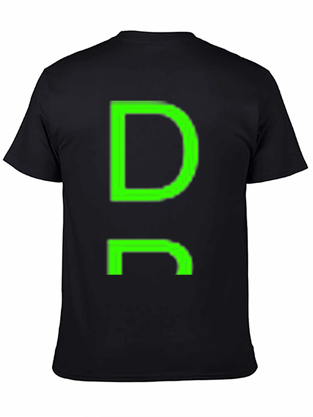 Green DR Graphic Black T-Shirt