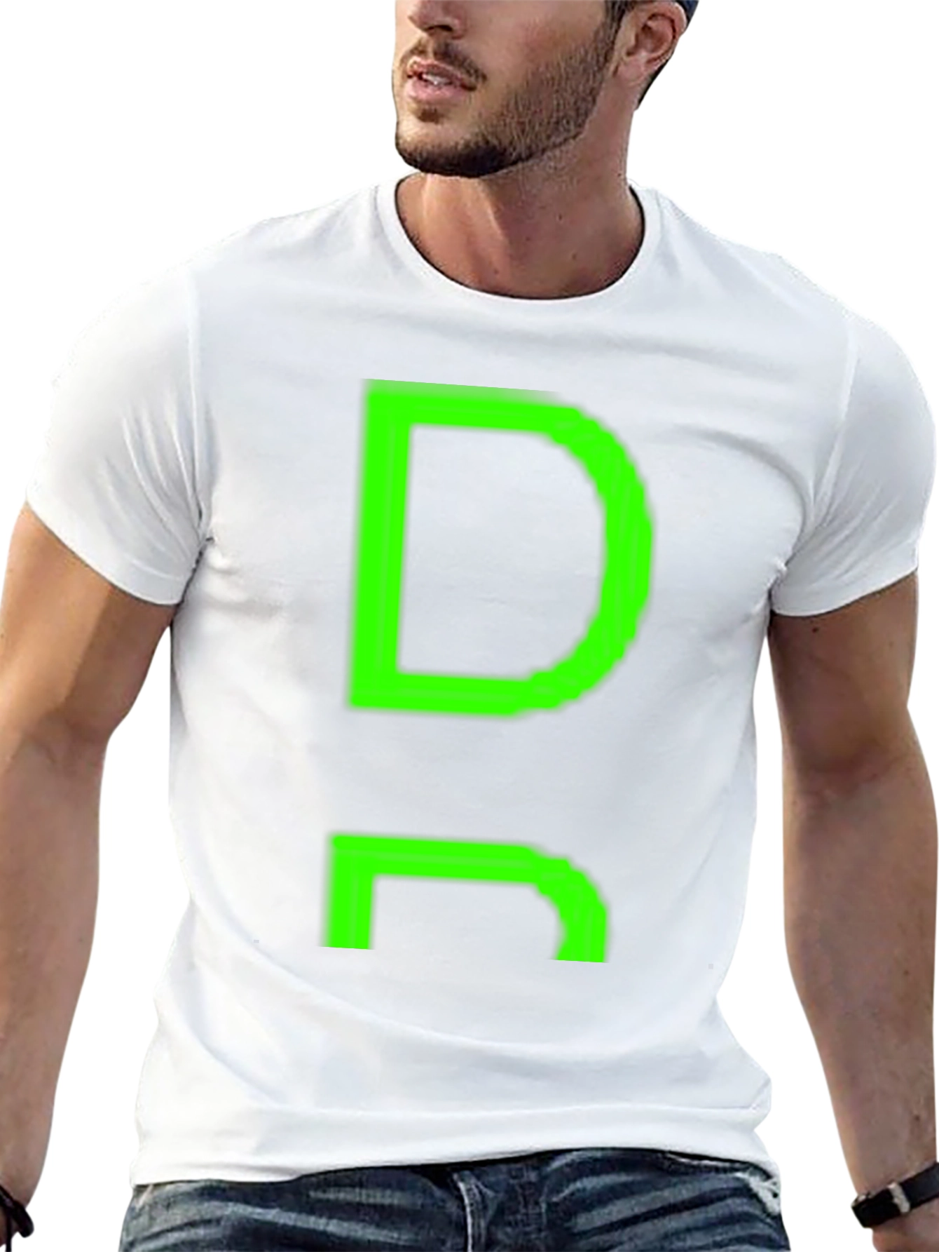 Green DR Graphic Black T-Shirt