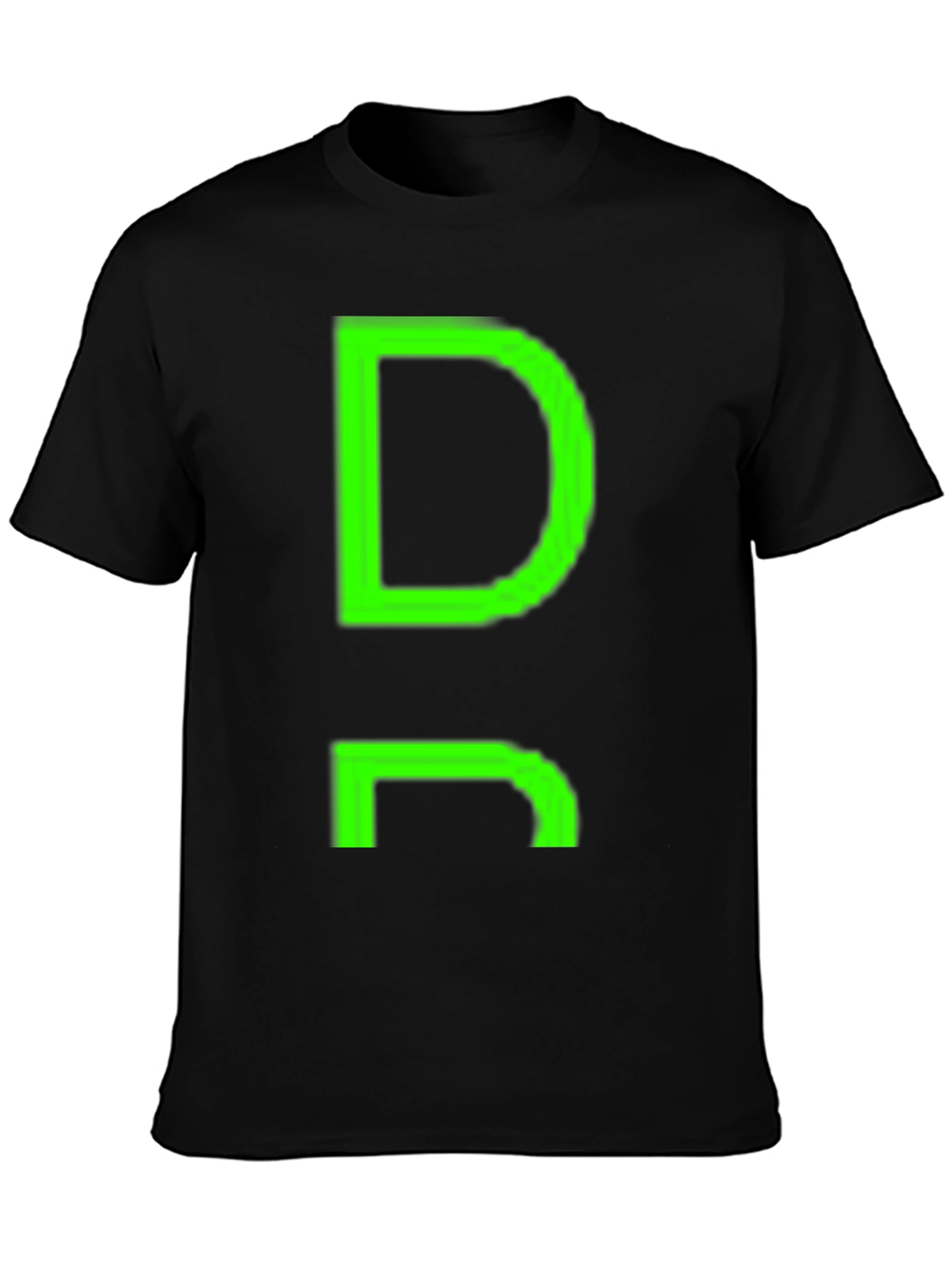 Green DR Graphic Black T-Shirt