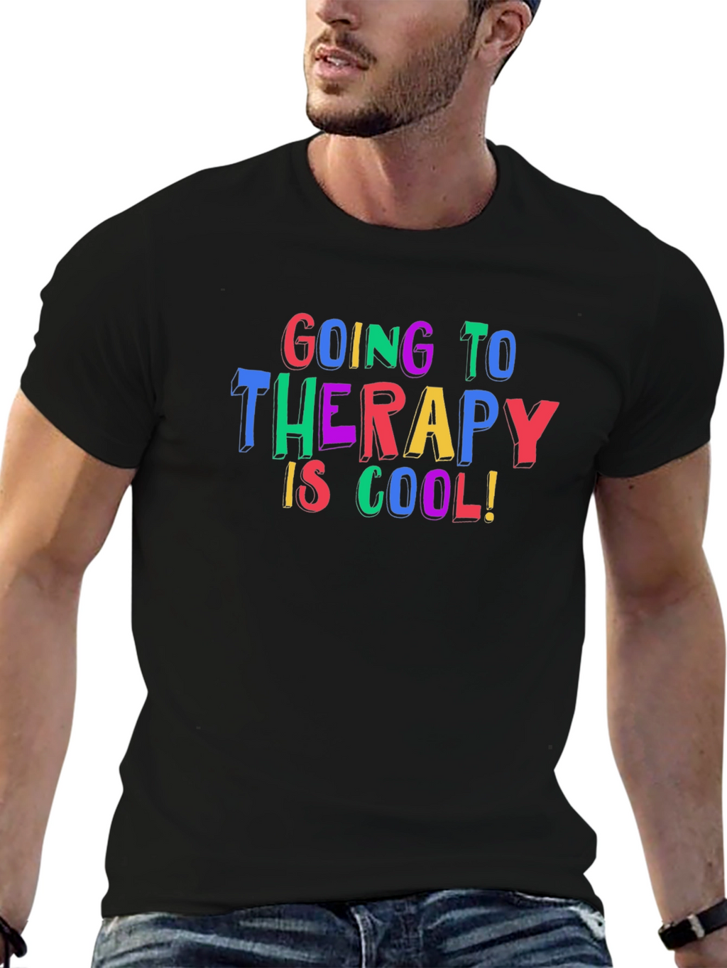 Therapy is Cool Graphic T-Shirt