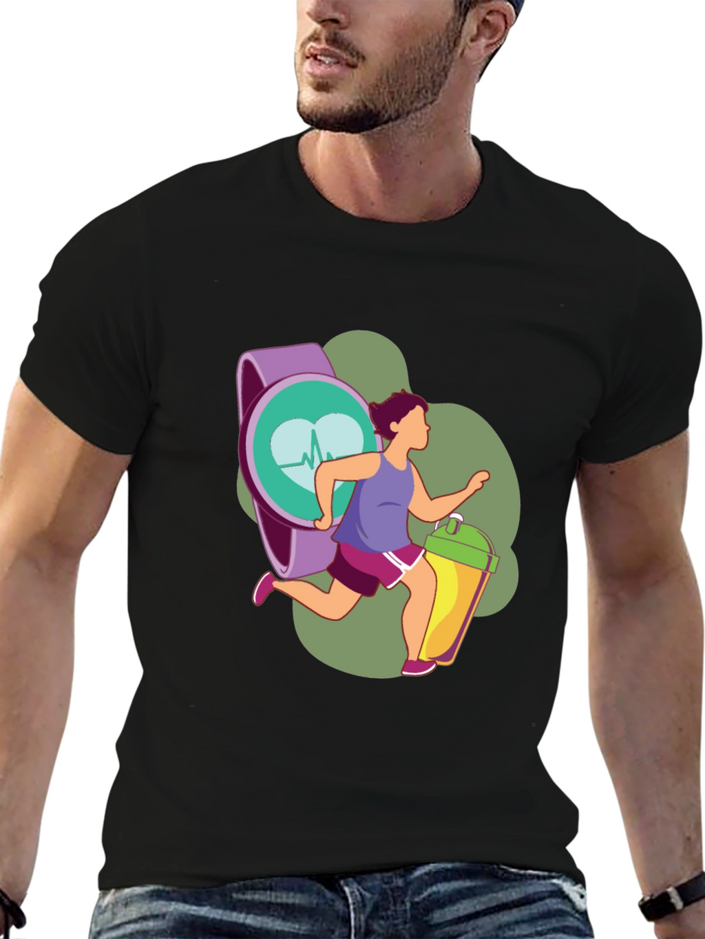 Fitness Graphic Tee: Active Lifestyle Shirt