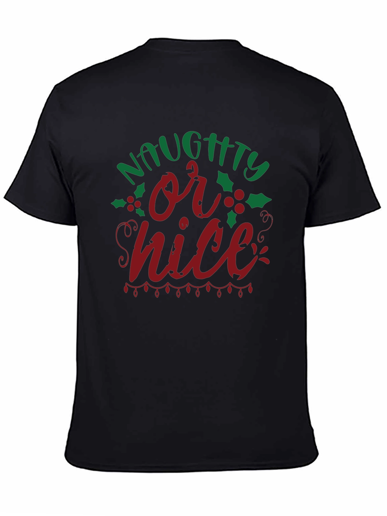Naughty or Nice Holiday T-Shirt - Festive Christmas Tee