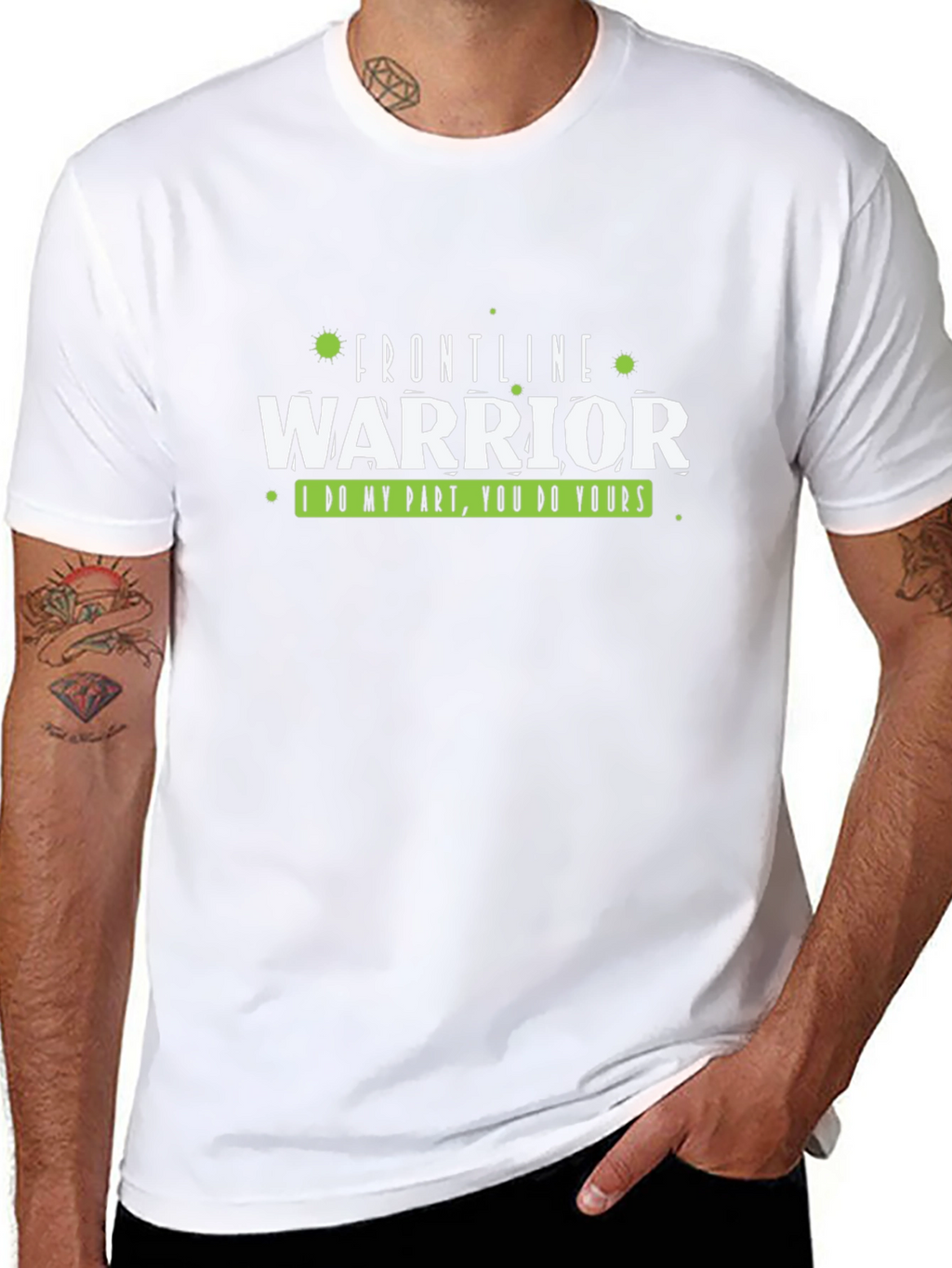Frontline Warrior Graphic T-Shirt