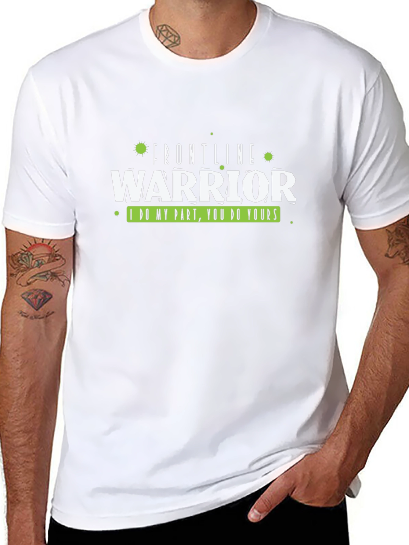 Frontline Warrior Graphic T-Shirt