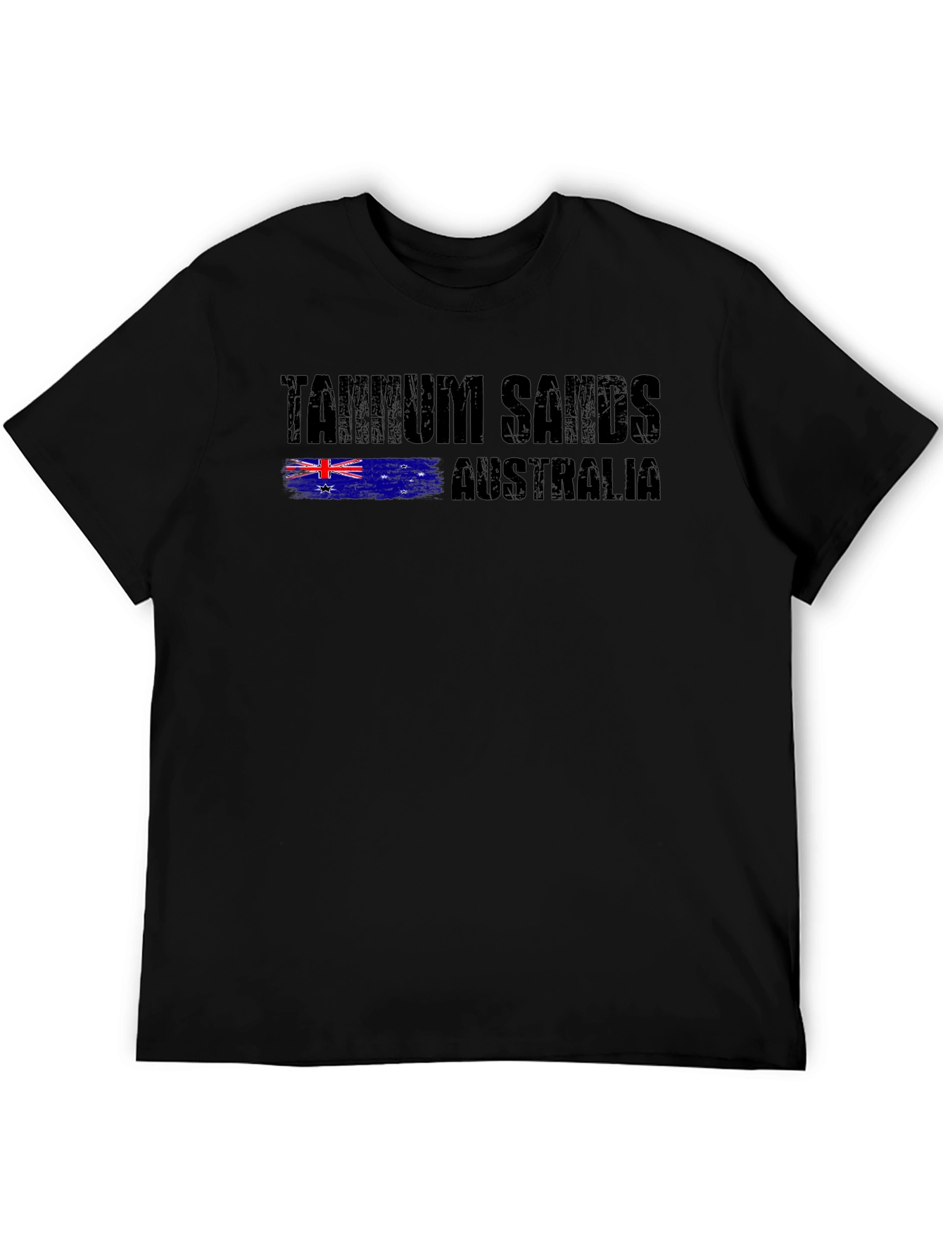 Tannum Sands Australia Tee - Black Graphic T-Shirt