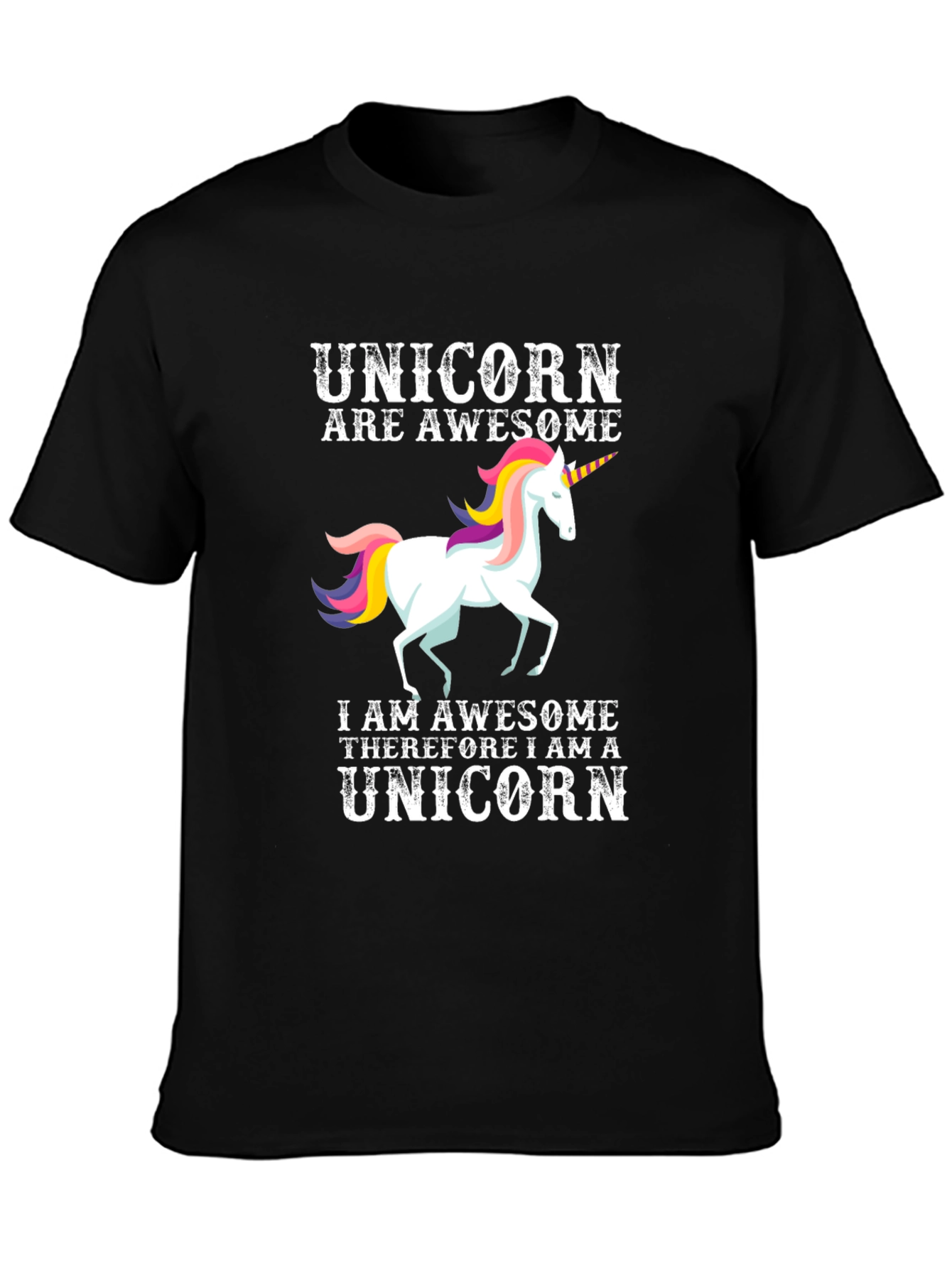 Awesome Unicorn Graphic T-Shirt