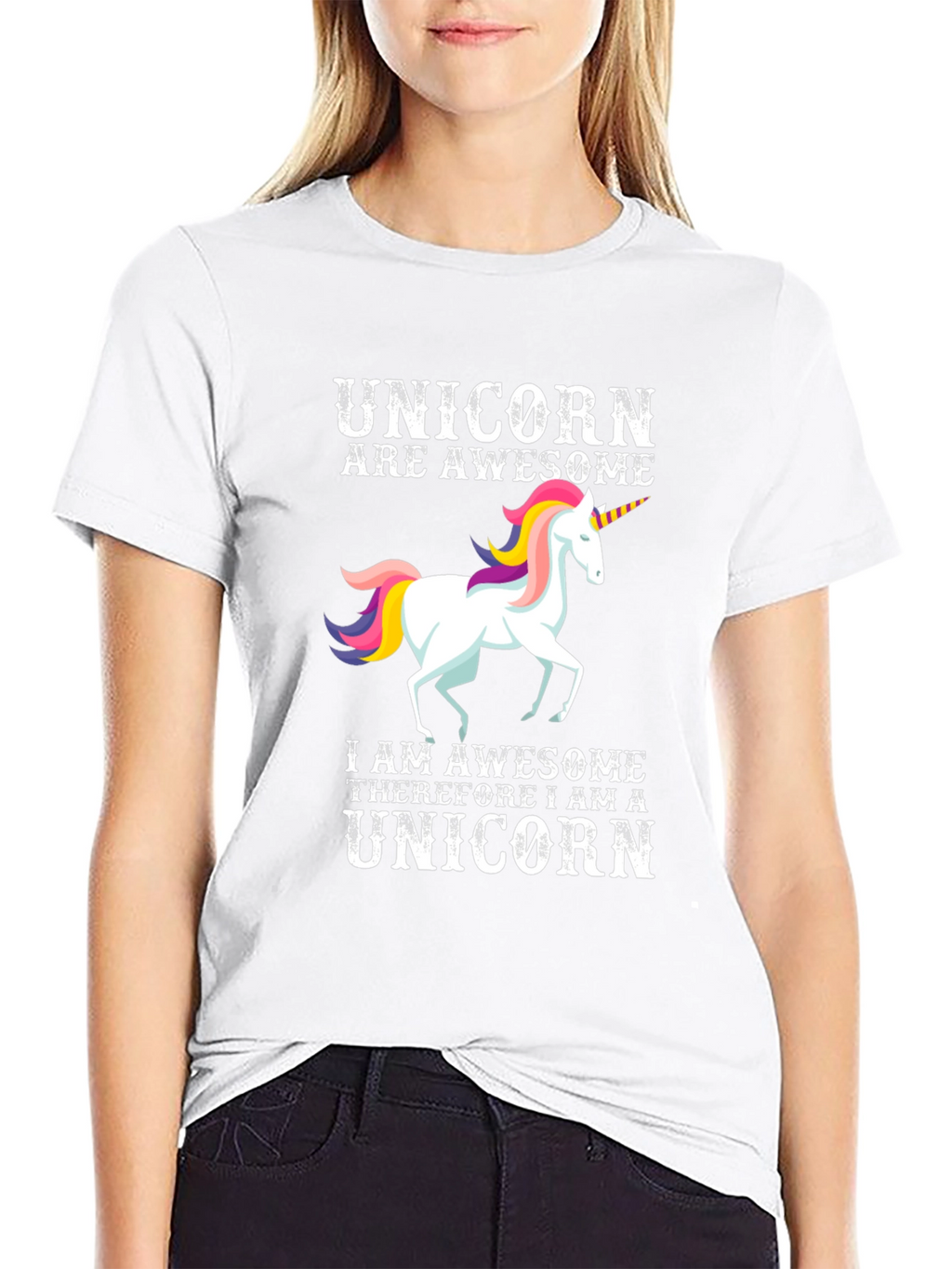 Awesome Unicorn Graphic T-Shirt