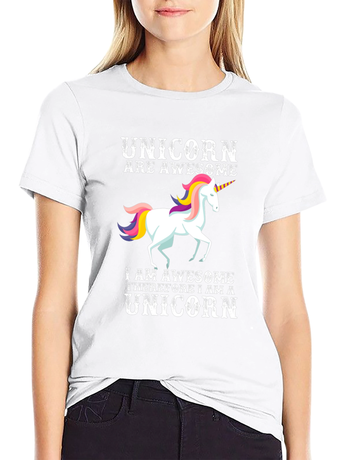 Awesome Unicorn Graphic T-Shirt