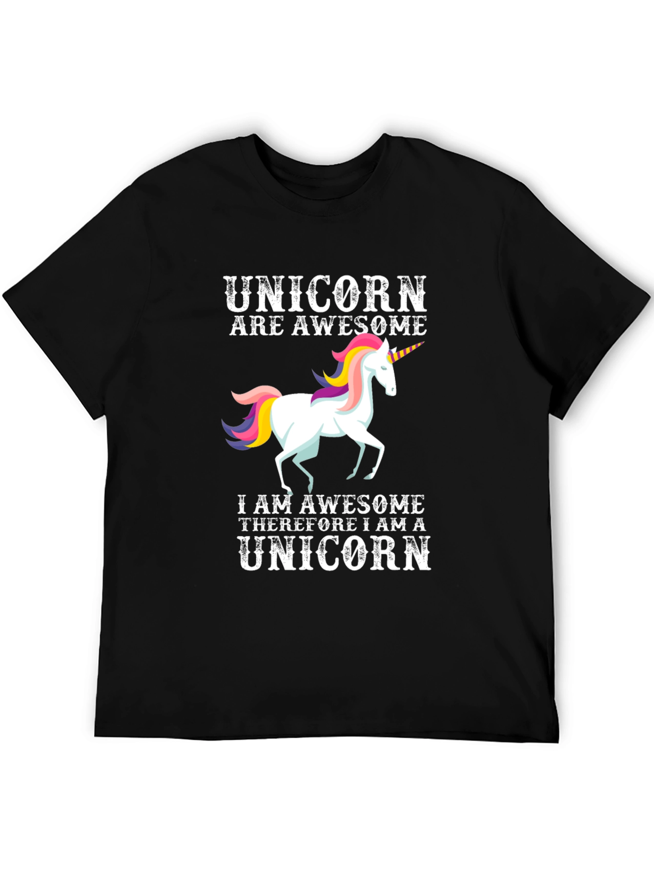 Awesome Unicorn Graphic T-Shirt