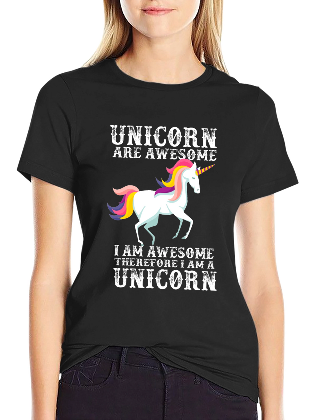 Awesome Unicorn Graphic T-Shirt