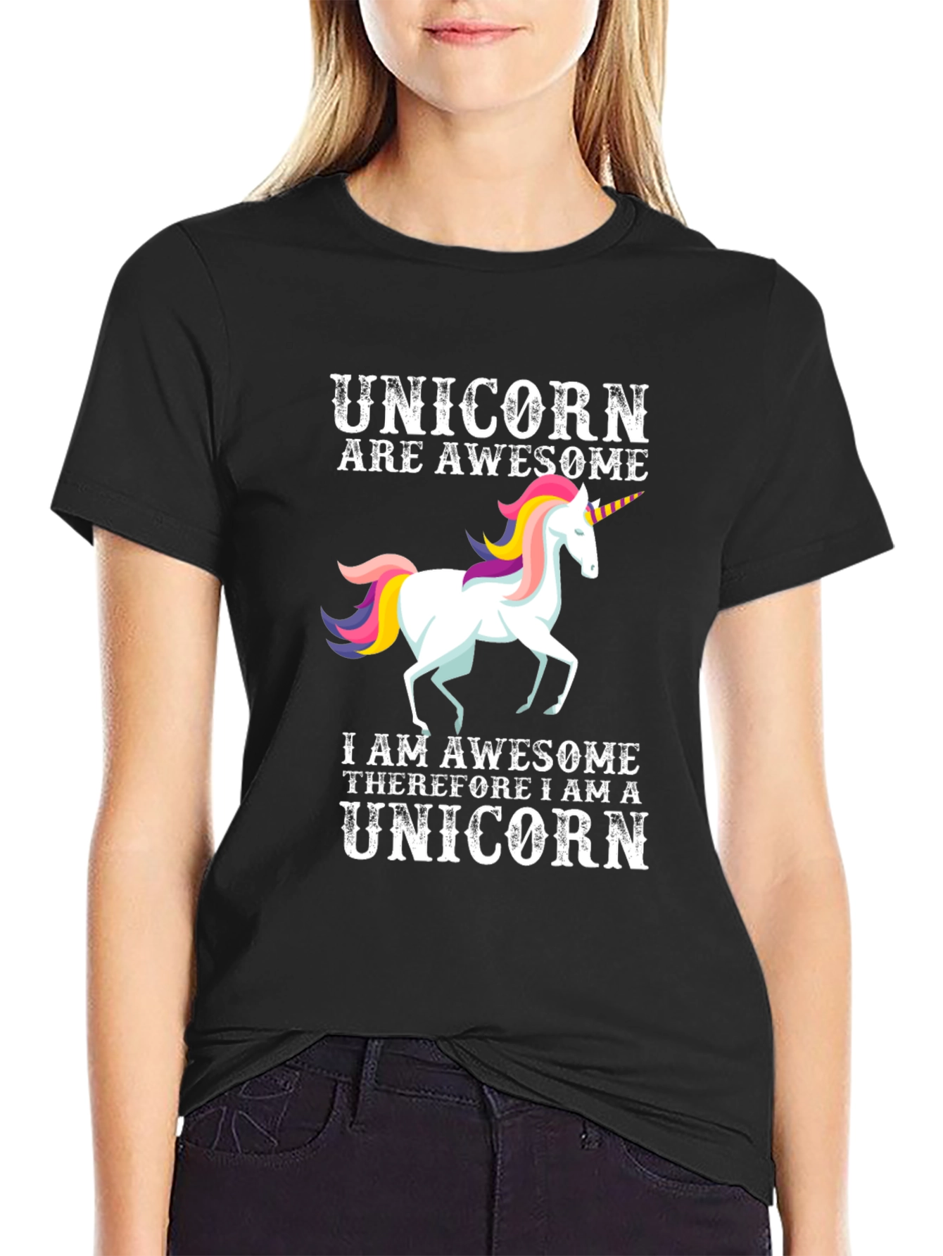 Awesome Unicorn Graphic T-Shirt