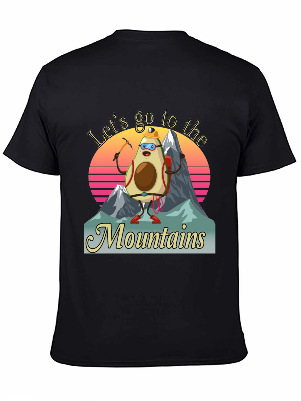 Avocado Mountaineer T-Shirt - Funny Hiking Tee