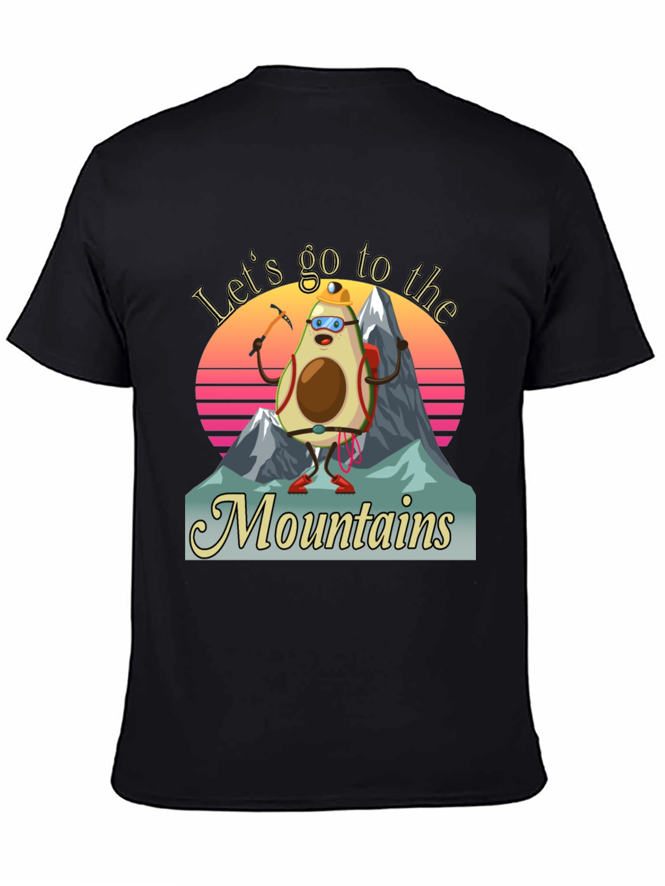Avocado Mountaineer T-Shirt - Funny Hiking Tee
