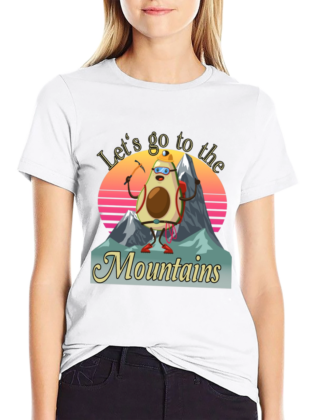 Avocado Mountaineer T-Shirt - Funny Hiking Tee