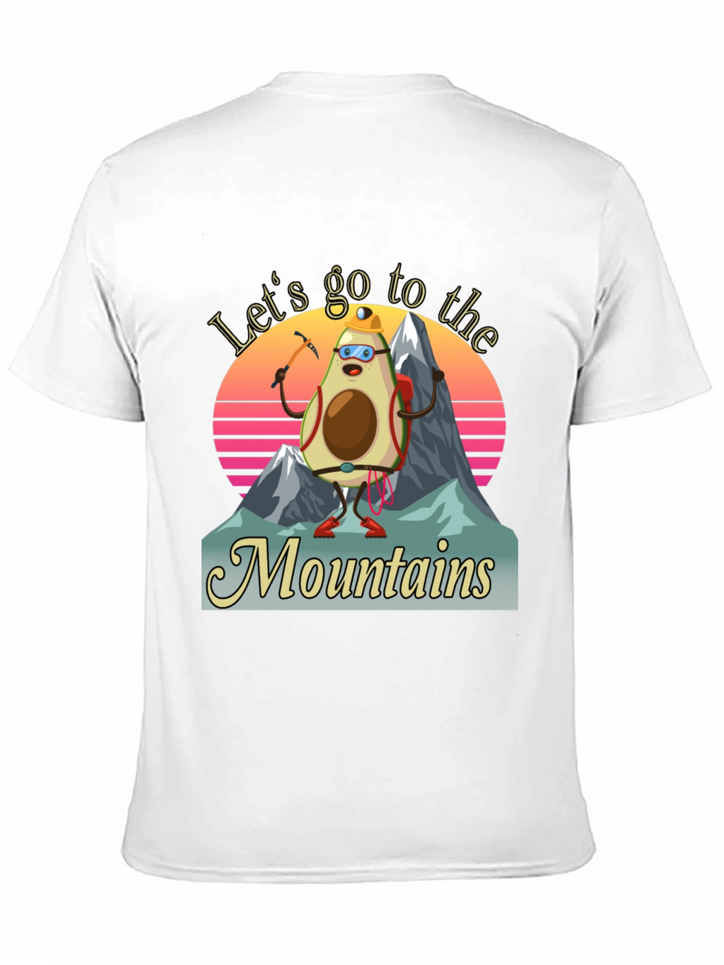 Avocado Mountaineer T-Shirt - Funny Hiking Tee