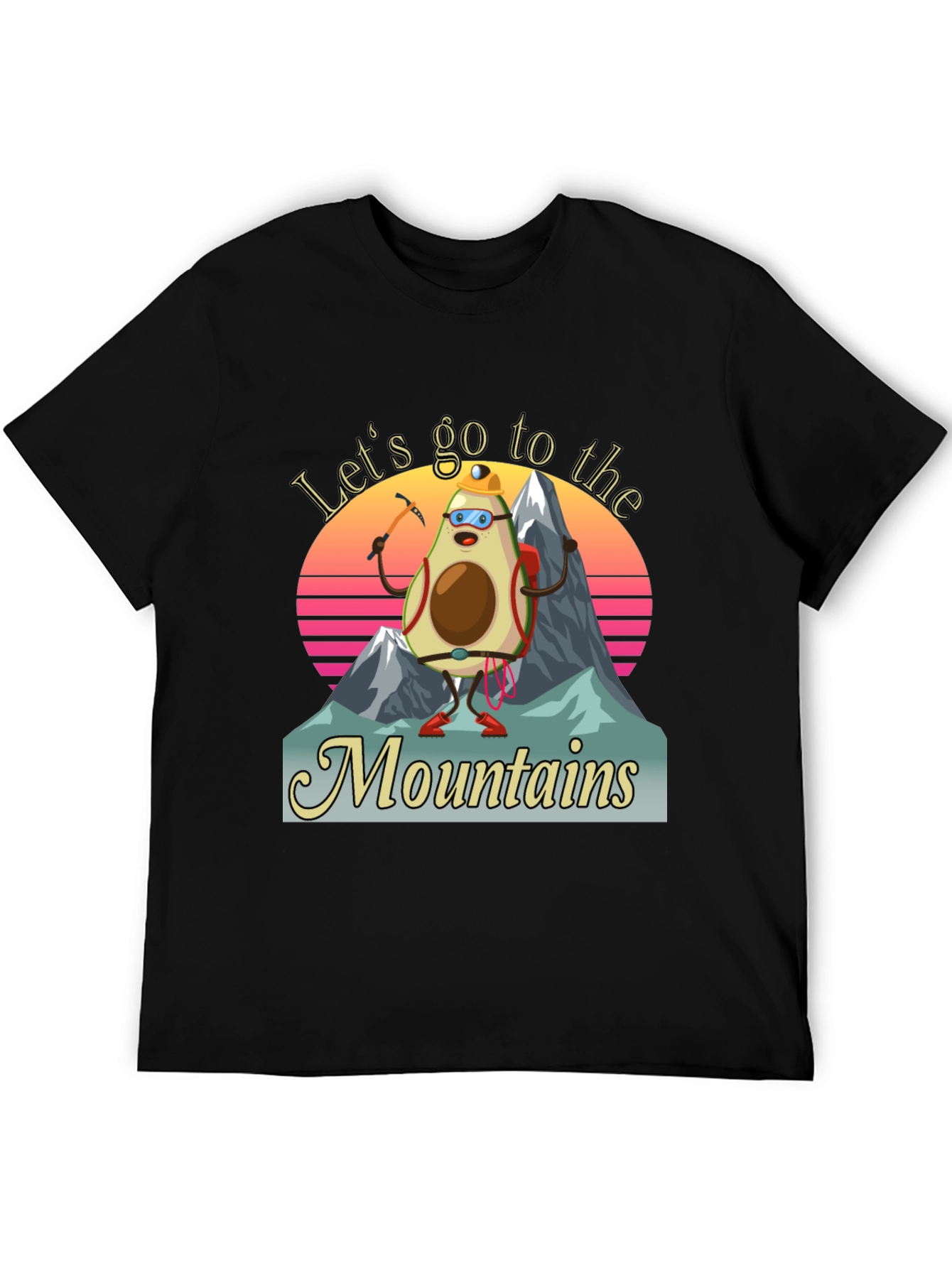 Avocado Mountaineer T-Shirt - Funny Hiking Tee