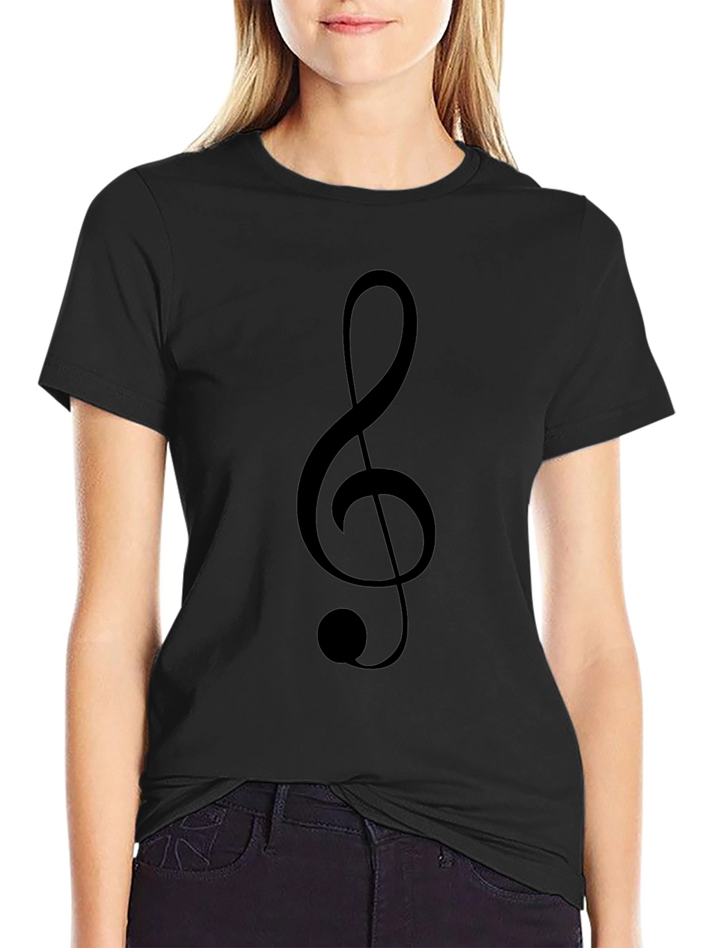 Treble Clef Graphic T-Shirt - Music Lover Tee