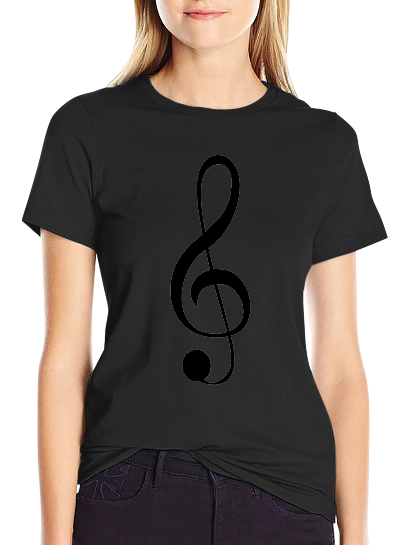 Treble Clef Graphic T-Shirt - Music Lover Tee