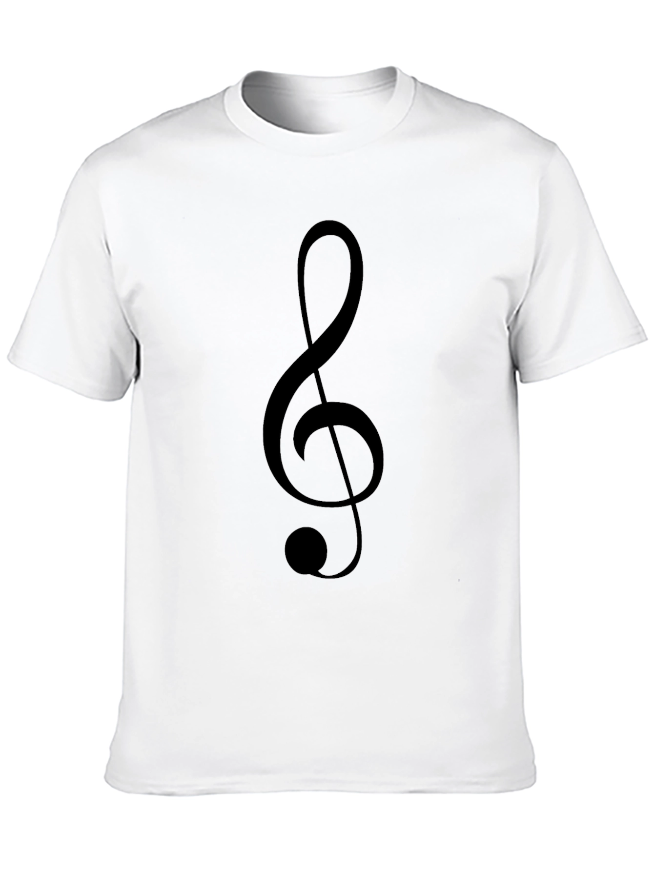 Treble Clef Graphic T-Shirt - Music Lover Tee