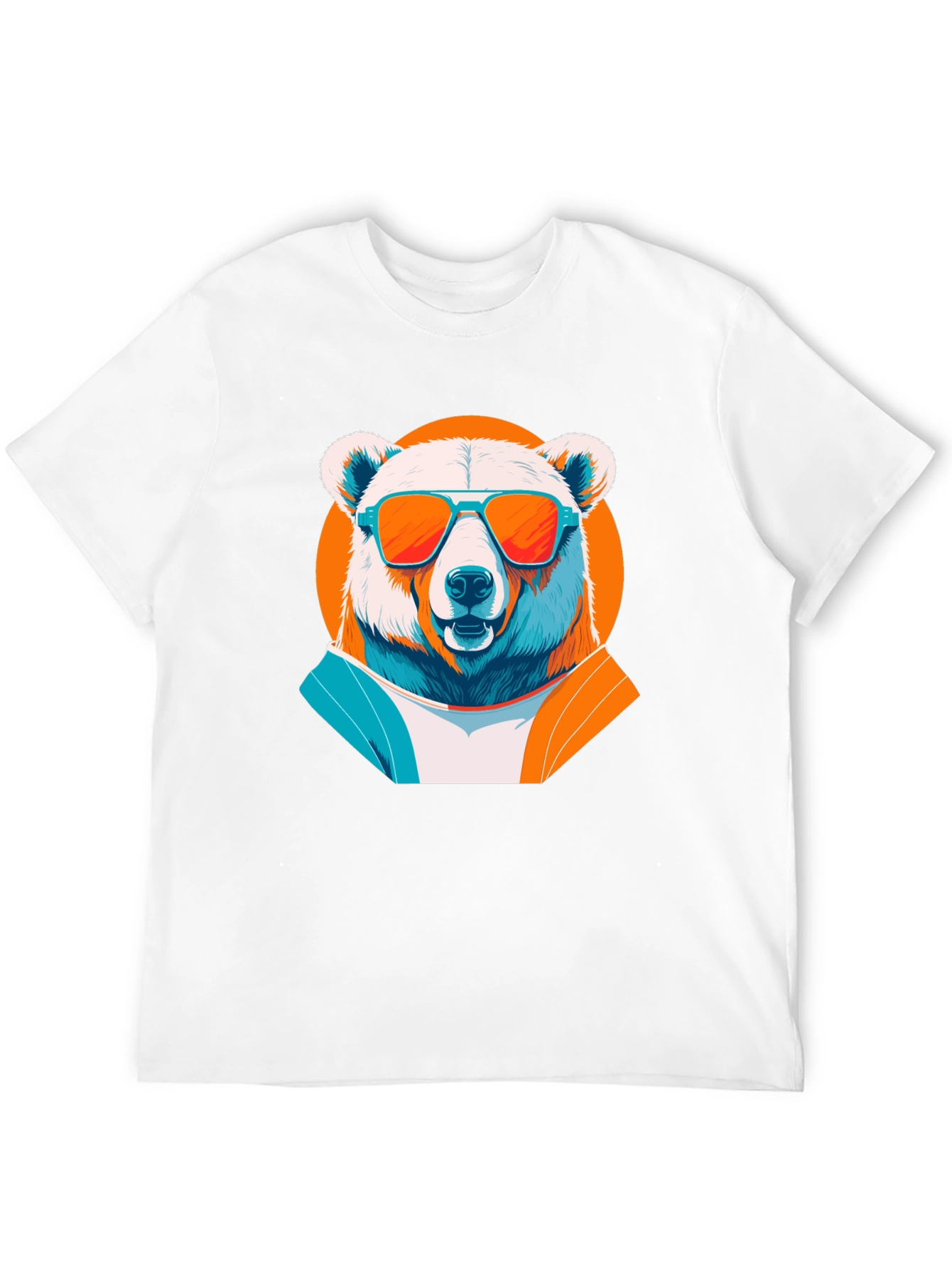 Cool Bear Graphic Tee -  Trendy Black T-Shirt