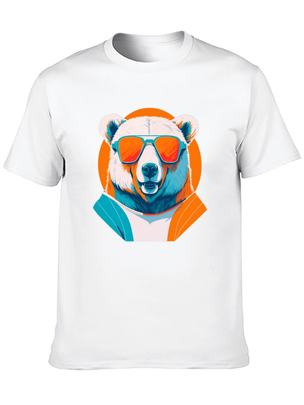 Cool Bear Graphic Tee -  Trendy Black T-Shirt
