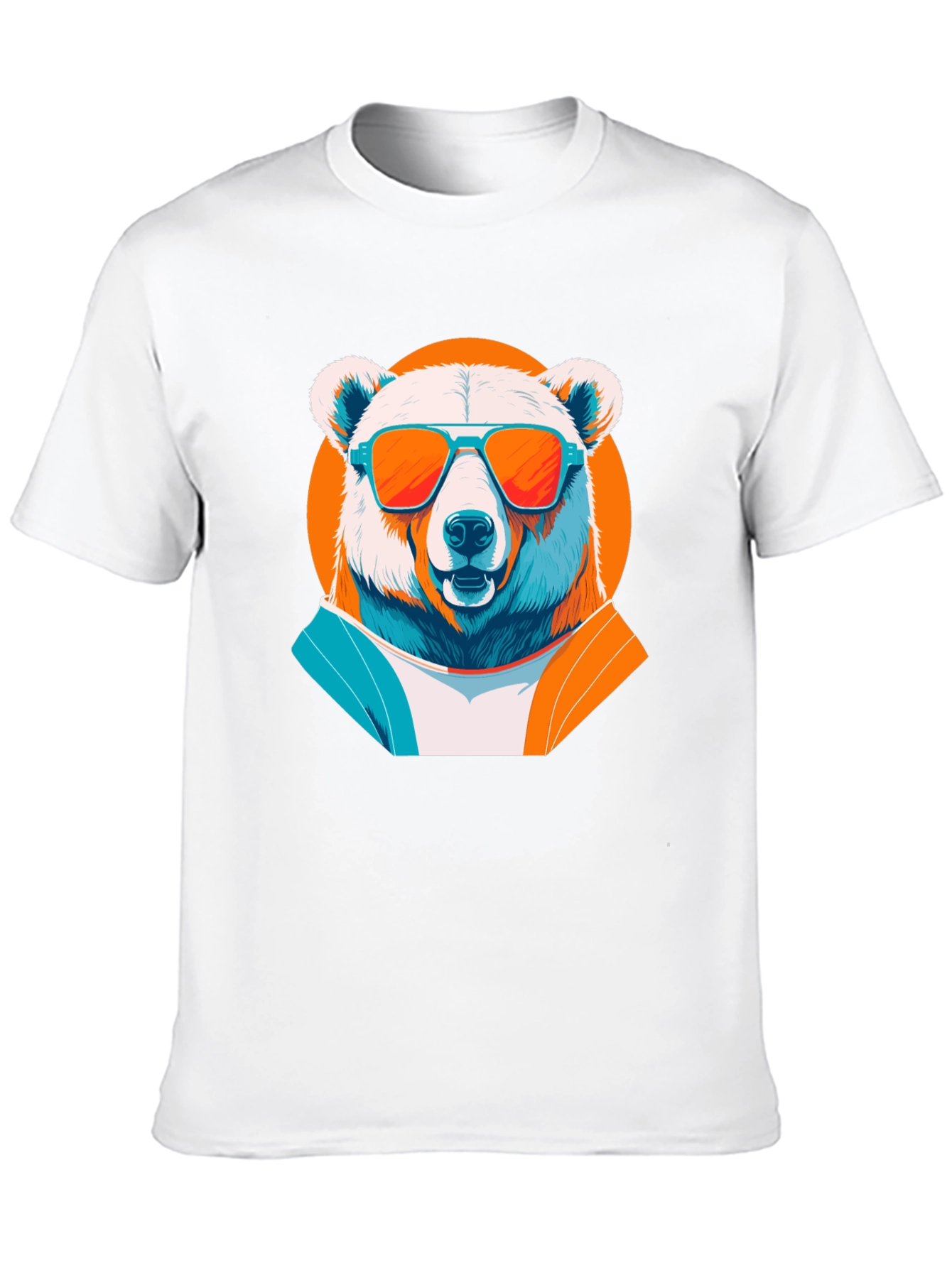 Cool Bear Graphic Tee -  Trendy Black T-Shirt