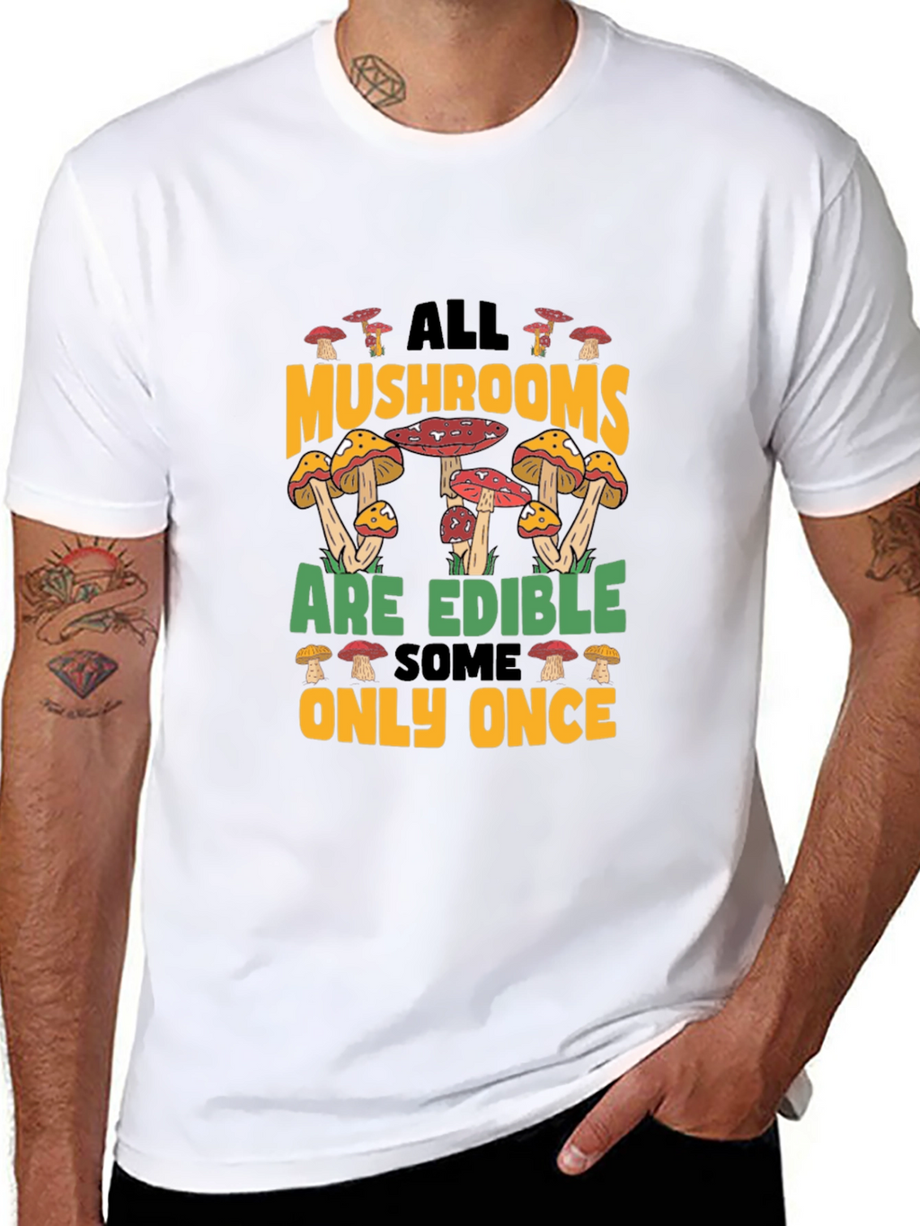 Funny Mushroom Edible T-Shirt