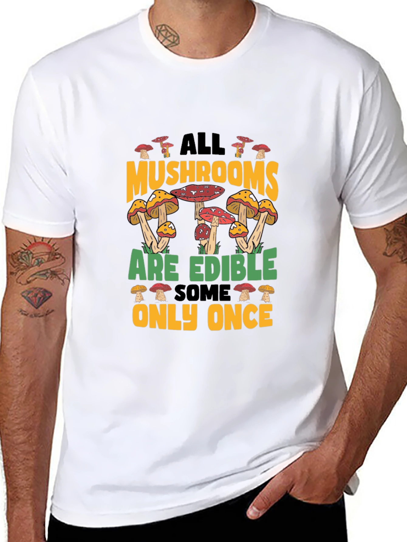 Funny Mushroom Edible T-Shirt