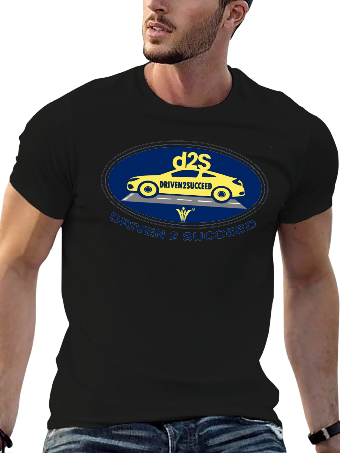 Driven 2 Succeed Black Graphic Tee