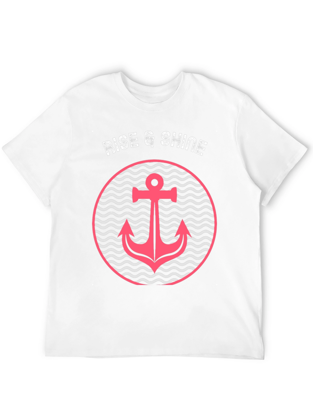 Rise & Shine Anchor Graphic Black Tee
