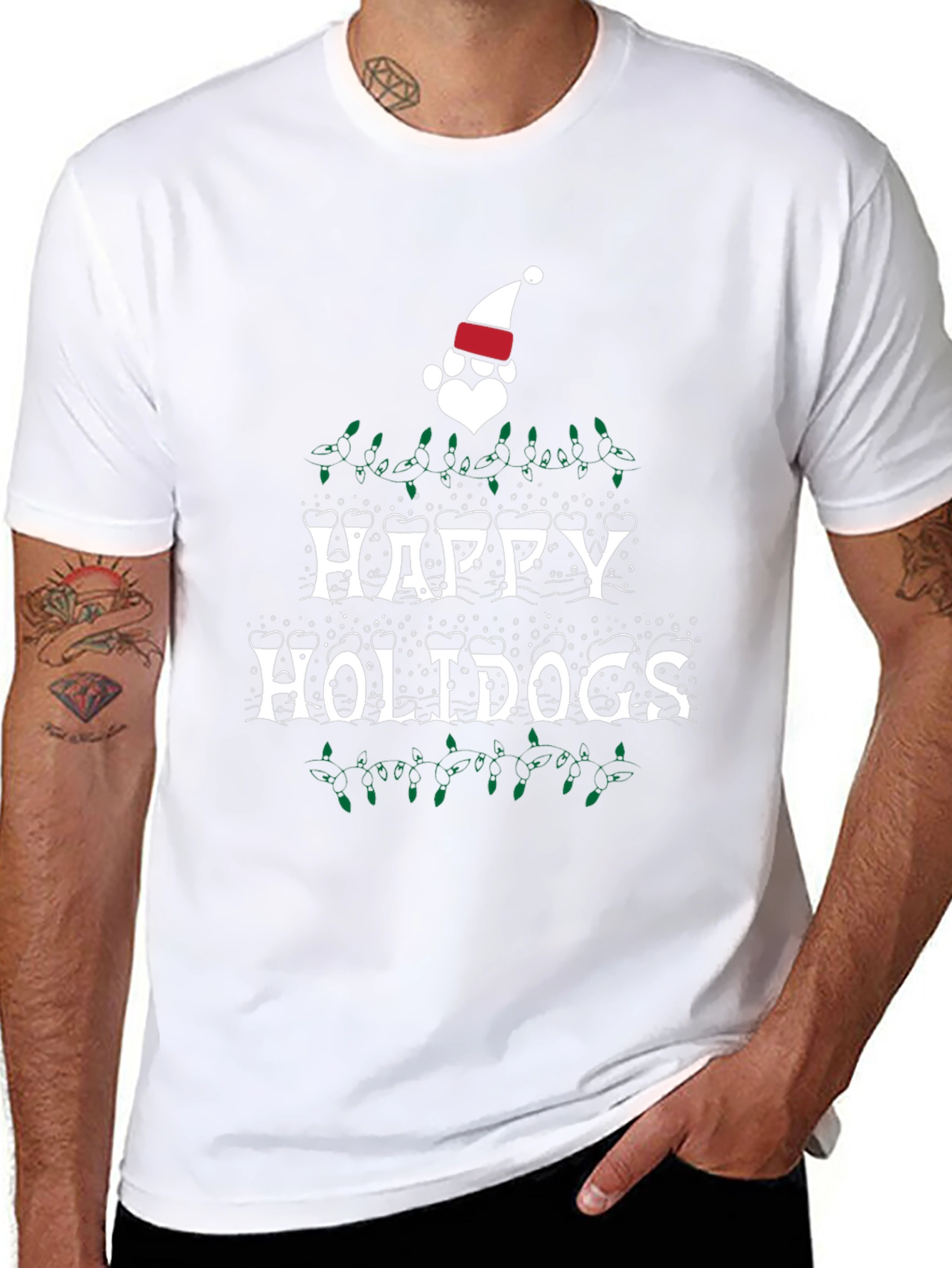 Happy Holidogs T-Shirt Holiday Tee