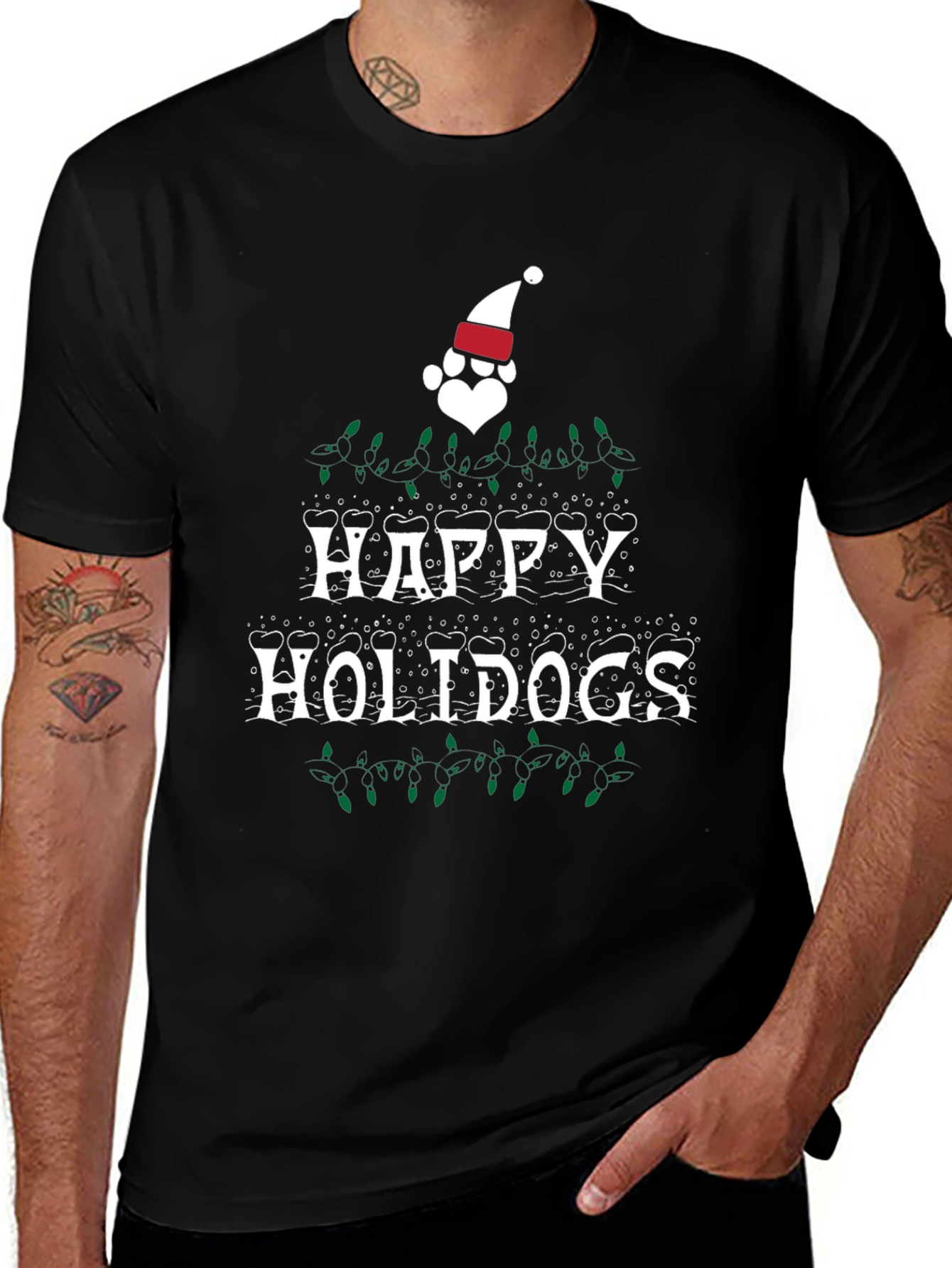 Happy Holidogs T-Shirt Holiday Tee