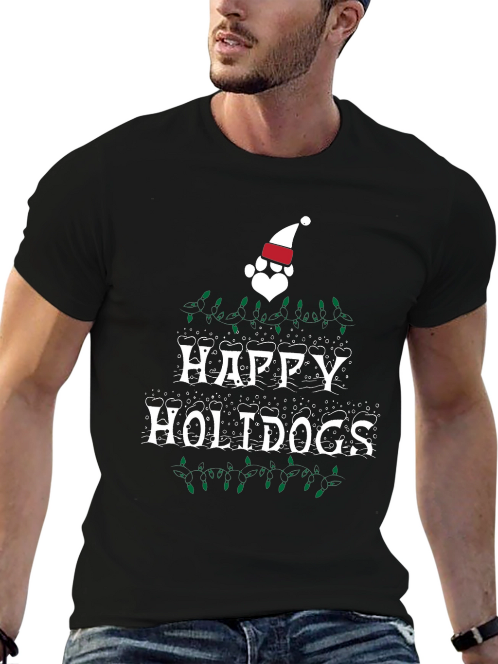 Happy Holidogs T-Shirt Holiday Tee