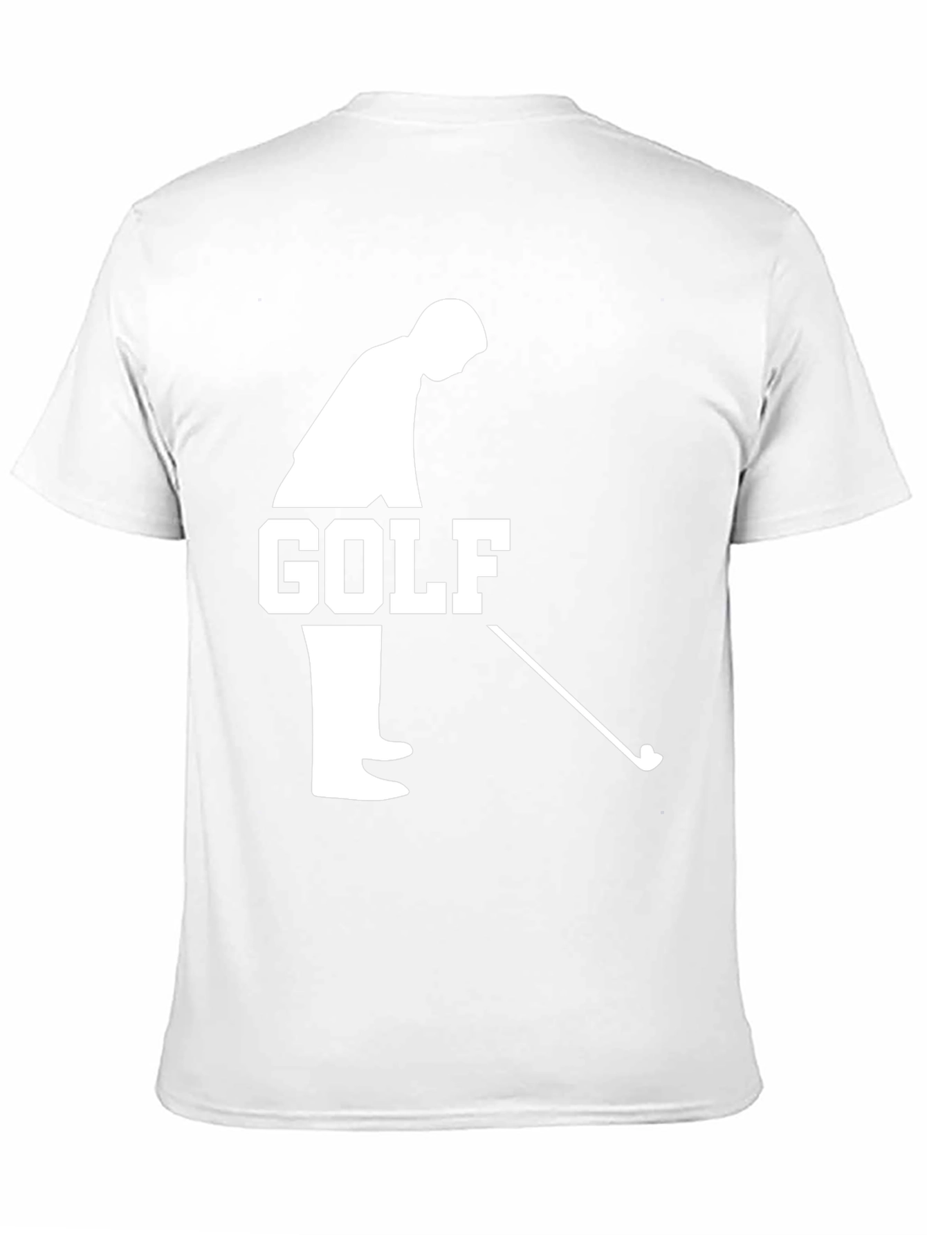 Golf Player Graphic Tee - Casual Mens Black T-Shirt