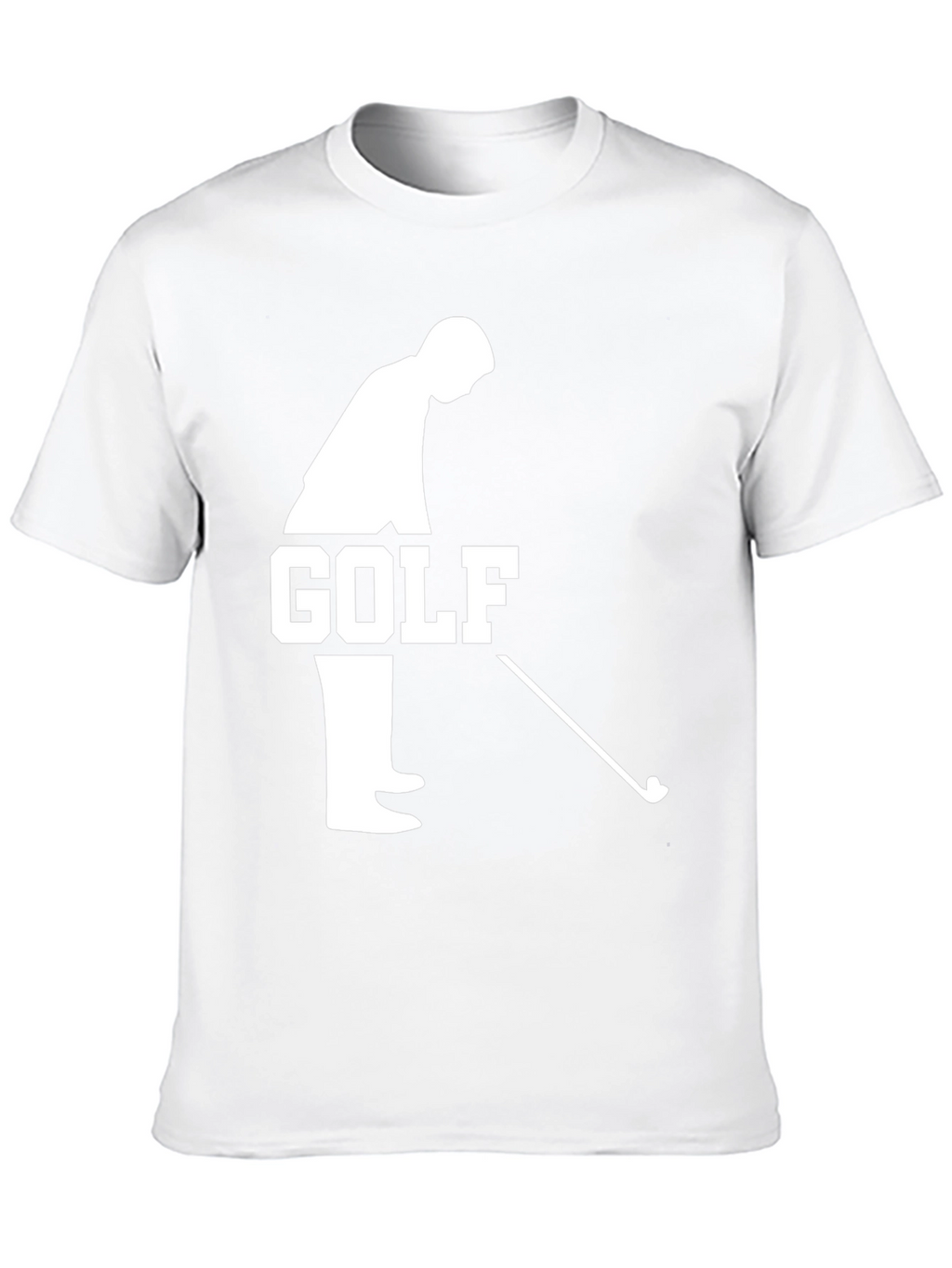 Golf Player Graphic Tee - Casual Mens Black T-Shirt