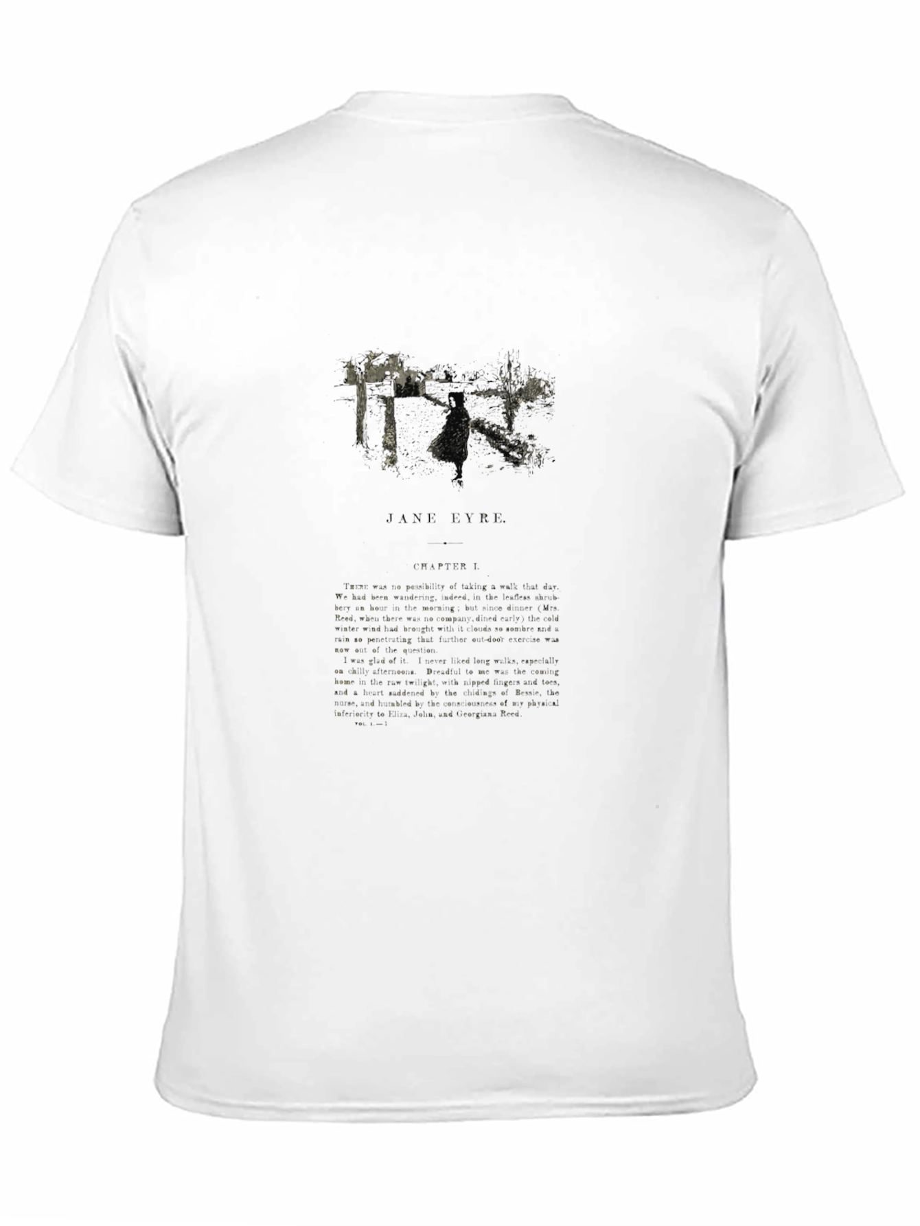 Abstract Graphic Print Black T-Shirt