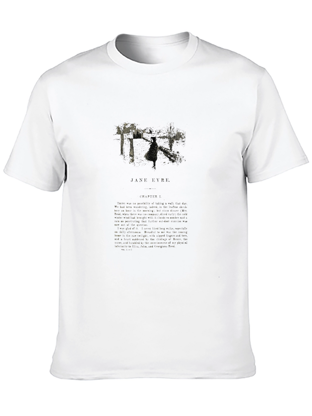 Abstract Graphic Print Black T-Shirt