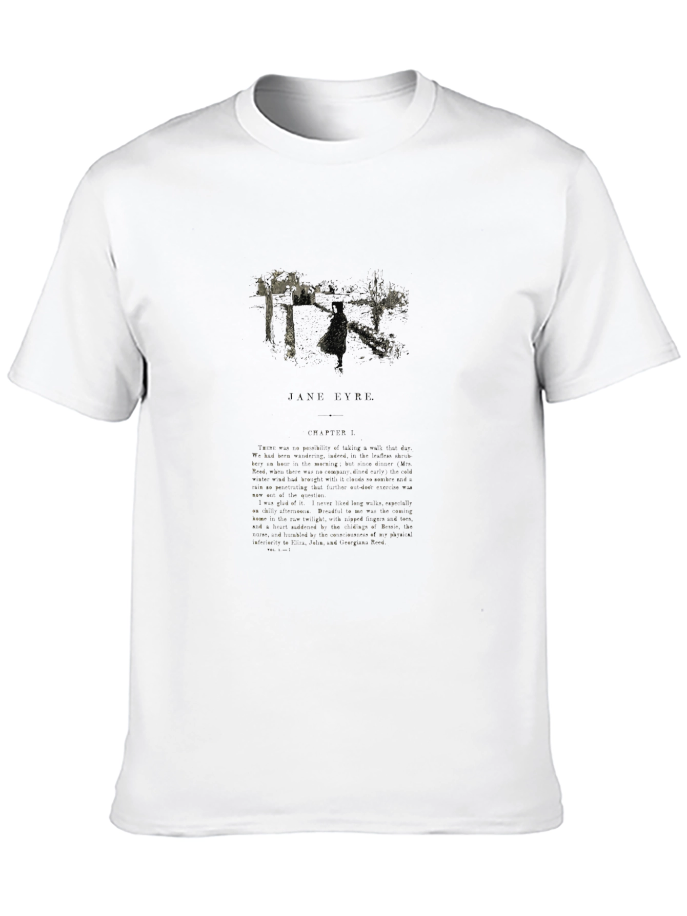 Abstract Graphic Print Black T-Shirt
