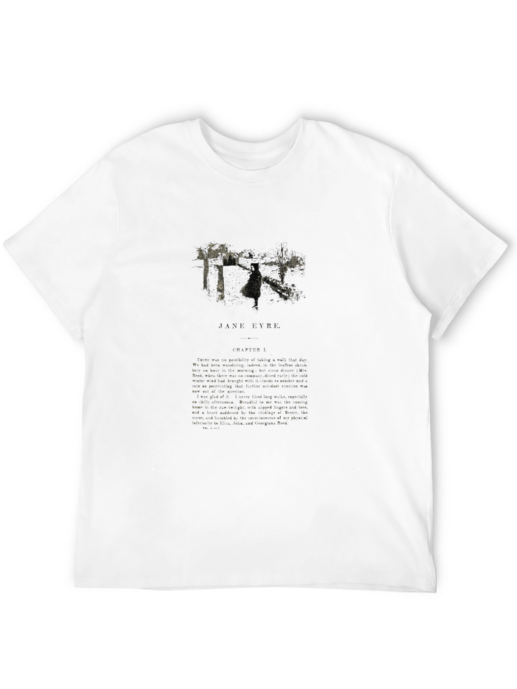 Abstract Graphic Print Black T-Shirt
