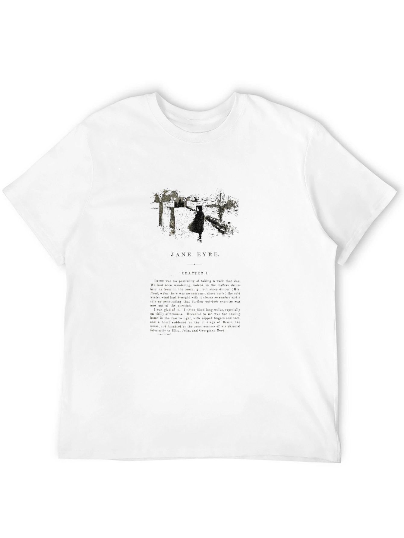 Abstract Graphic Print Black T-Shirt