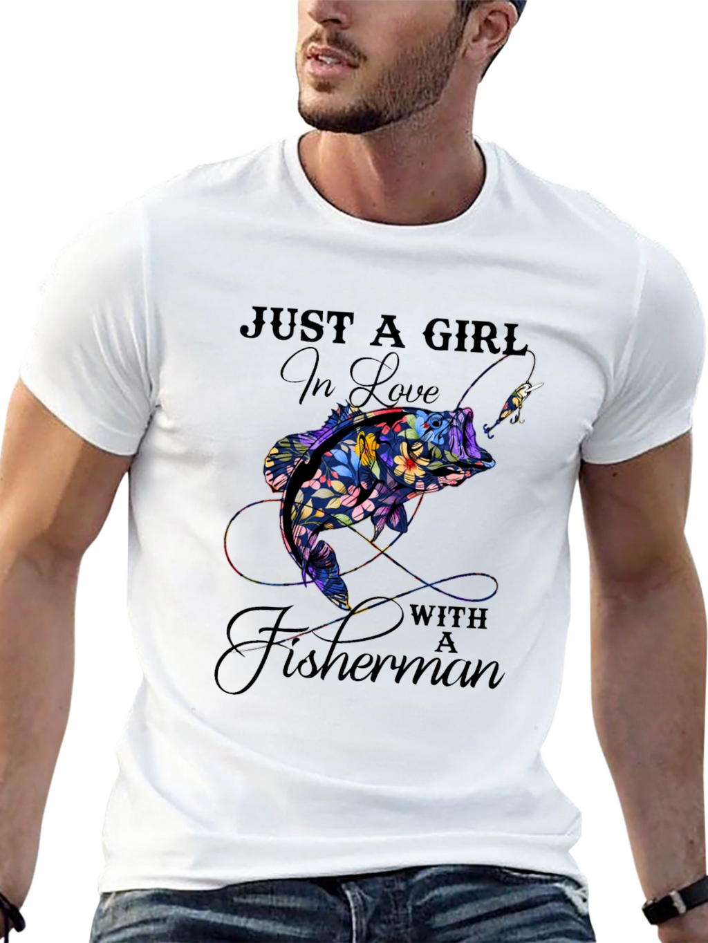 Just A Girl In Love With A Fisherman T-Shirt