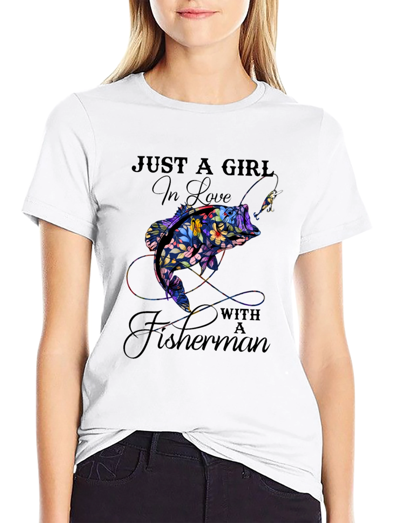Just A Girl In Love With A Fisherman T-Shirt