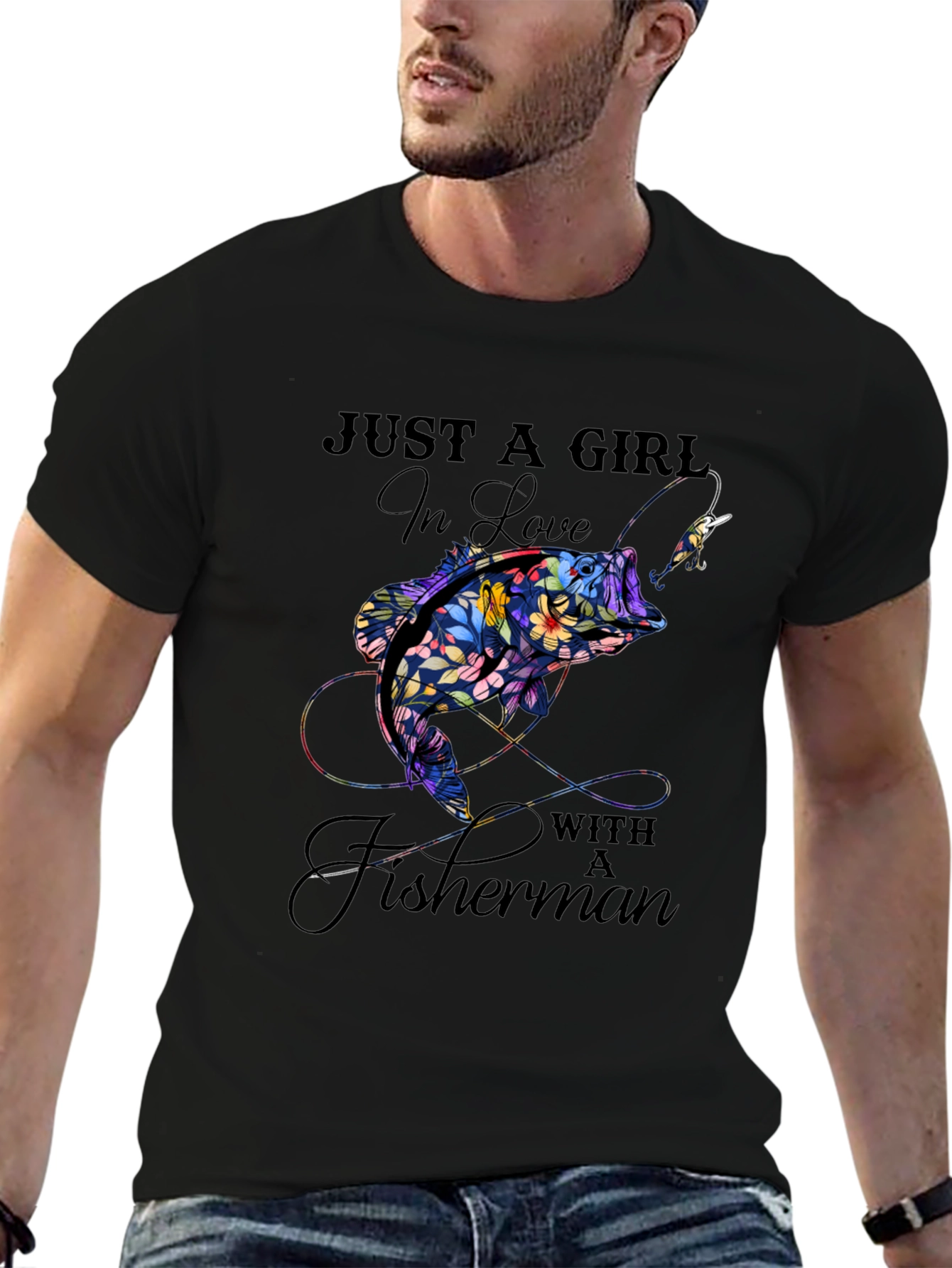 Just A Girl In Love With A Fisherman T-Shirt