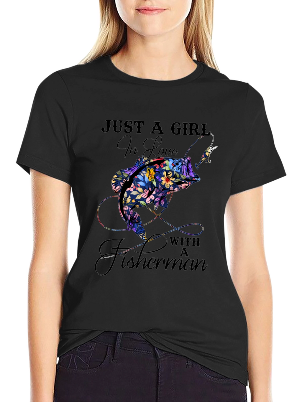 Just A Girl In Love With A Fisherman T-Shirt