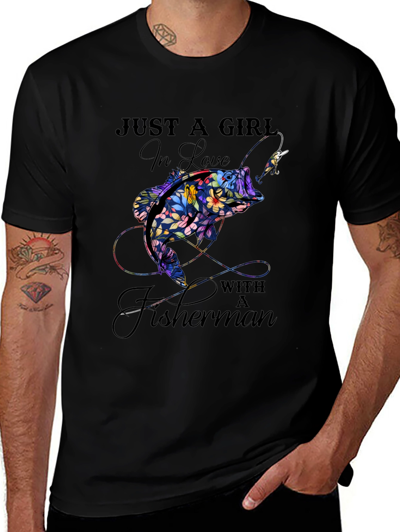 Just A Girl In Love With A Fisherman T-Shirt