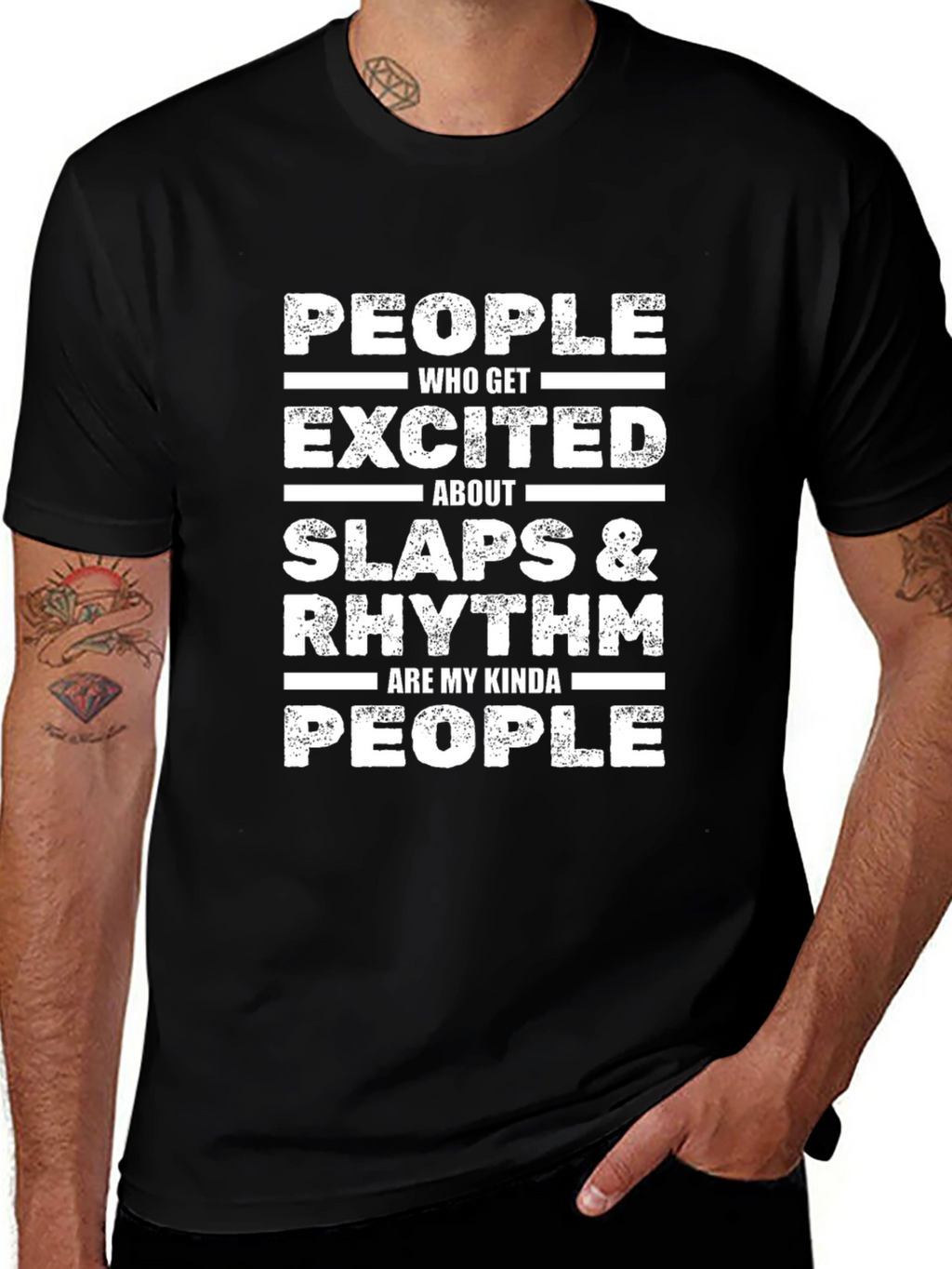 Slaps and Rhythm T-Shirt - Funny Music Lover Tee