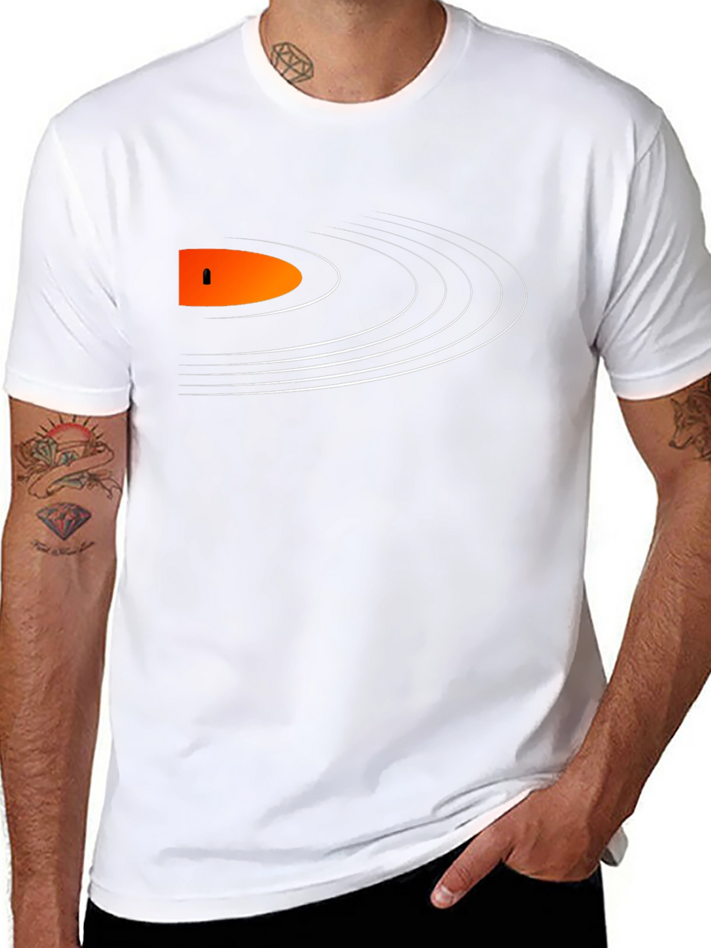 Retro Vinyl Record Graphic T-Shirt