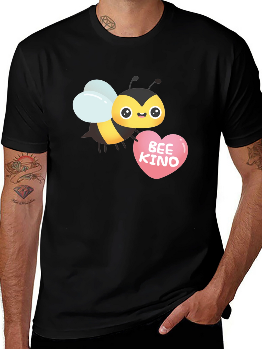 Bee Kind Graphic Tee - Cute Honeybee T-Shirt