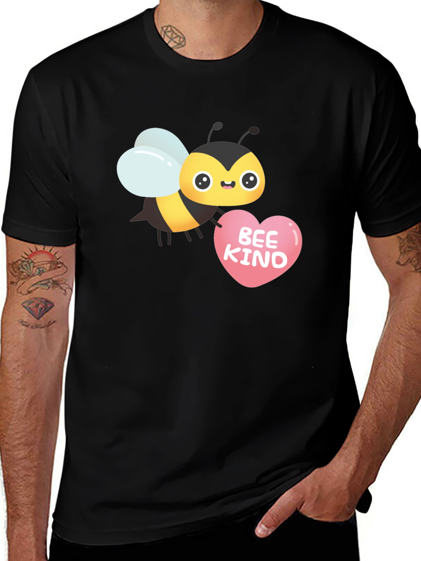 Bee Kind Graphic Tee - Cute Honeybee T-Shirt