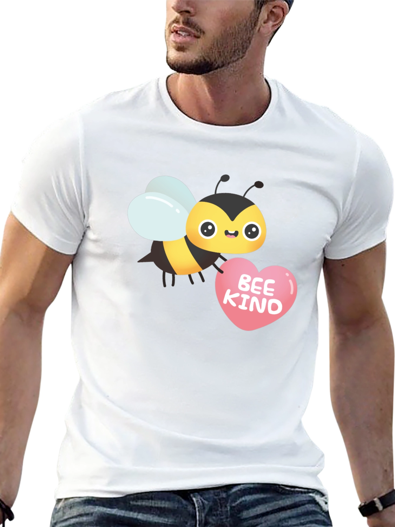 Bee Kind Graphic Tee - Cute Honeybee T-Shirt